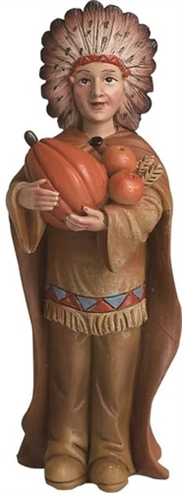 Resin Native American 4 inch Figurine - - Shelburne Country Store