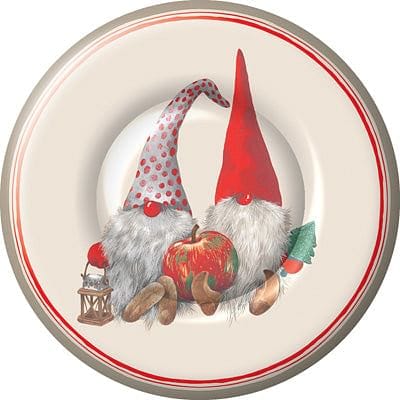 Friendly Tomte Paper Salad/ Dessert Plates - Shelburne Country Store