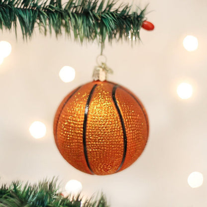Old World Christmas Basketball Glass Ornament - Shelburne Country Store