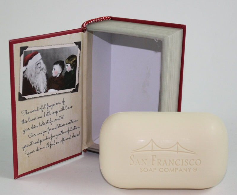 Huge 8oz Scented Bath Bar Soap In A Christmas Novel Gift Box - - Shelburne Country Store