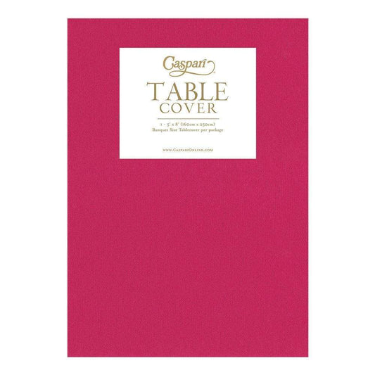Paper Linen Solid Table Cover in Fuchsia - Shelburne Country Store