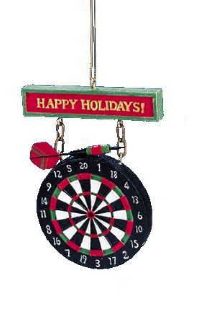 Classic Blue Collar Game Ornament -  Darts - Shelburne Country Store