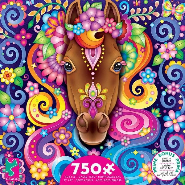 Groovy Animals 750 Piece Puzzle - - Shelburne Country Store