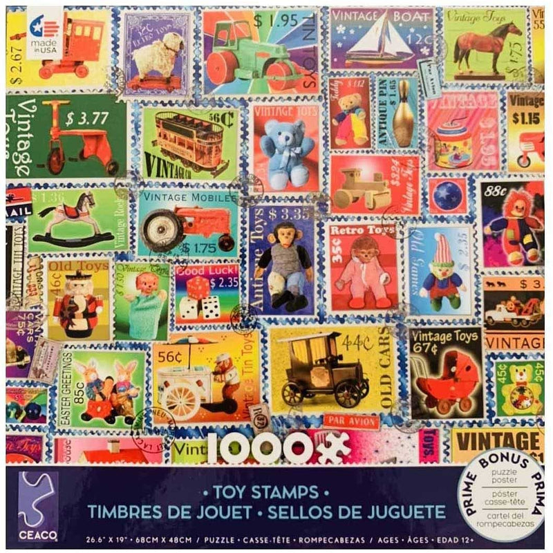 Barbara Behr Stamp 1000 Piece Puzzle - - Shelburne Country Store