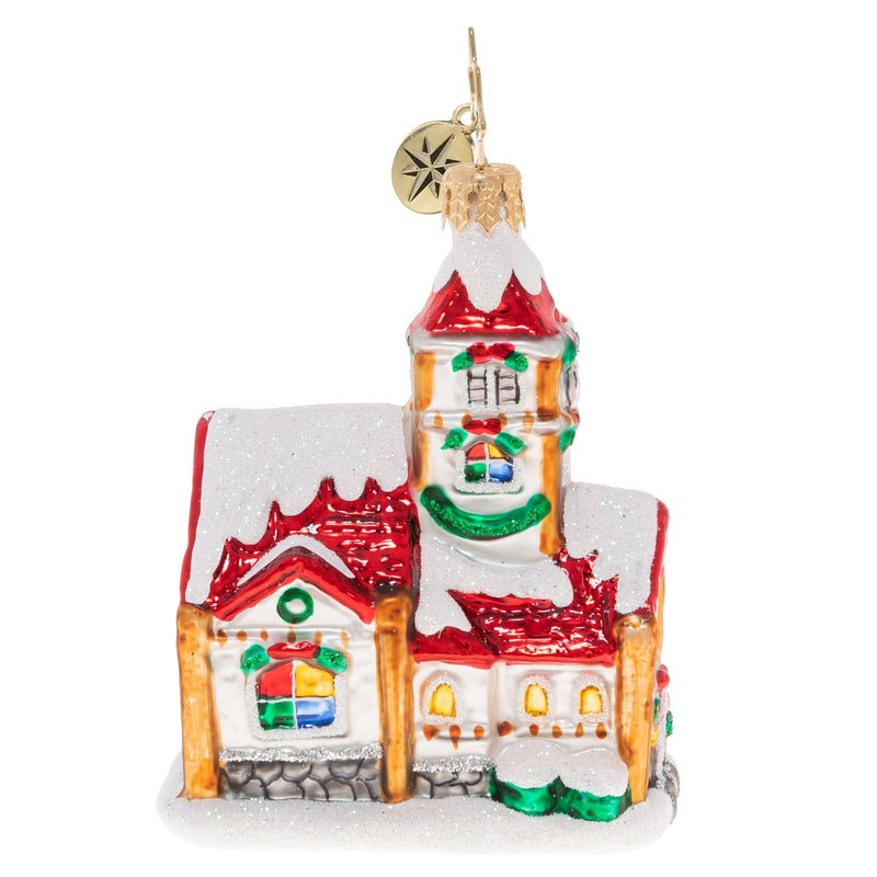 Christmas Chapel - little Gem Ornament - Shelburne Country Store