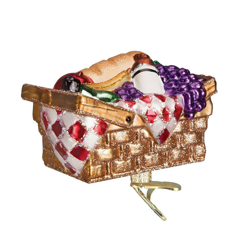 Picnic Basket Ornament - Shelburne Country Store