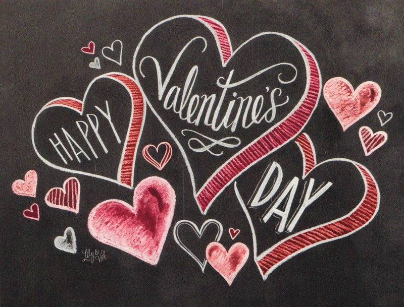 Valentines Day 8 Pack - Chalkboard Hearts - Shelburne Country Store