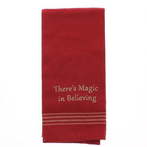 Theres Magic In Believing Dishtowel - Shelburne Country Store