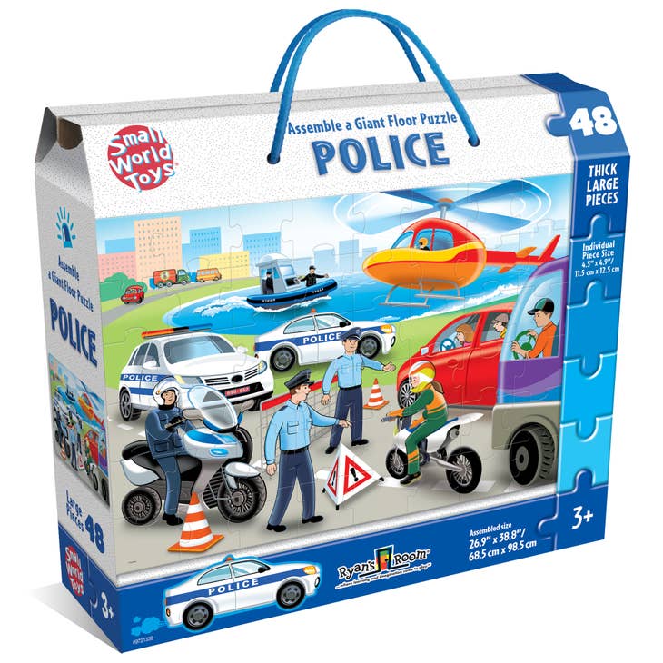 48 Piece Police Floor Puzzle - Shelburne Country Store