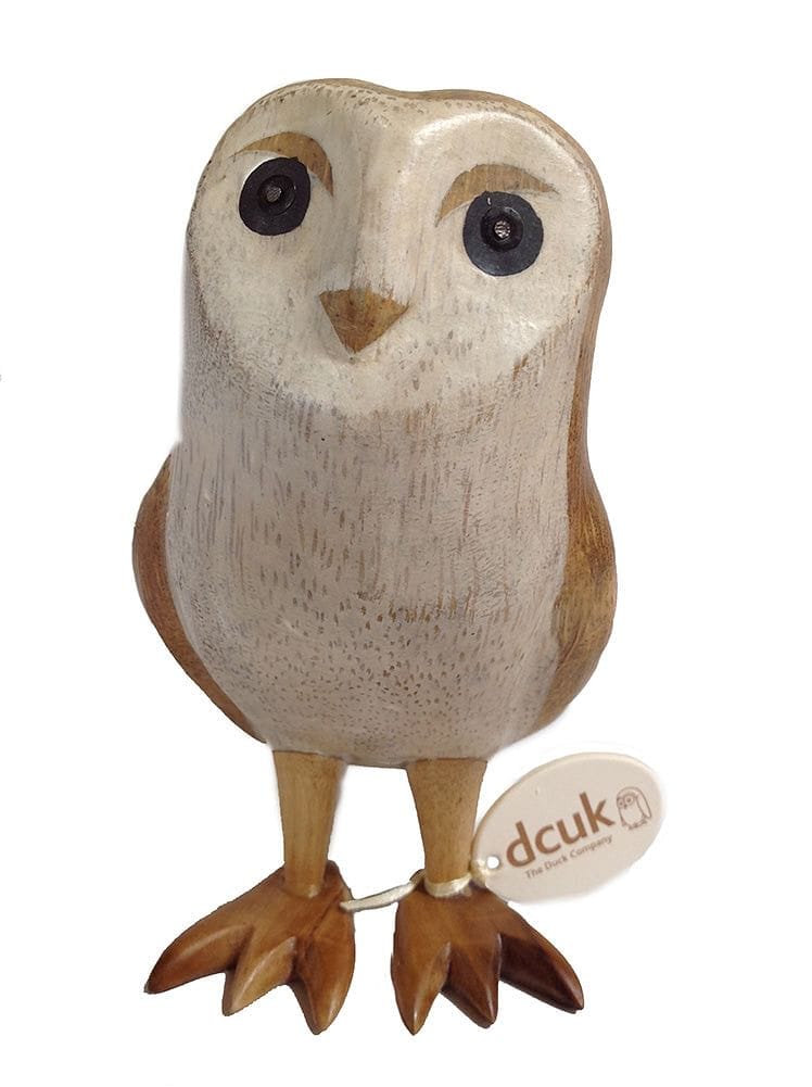 Natural Wooden Barn Owl - Shelburne Country Store