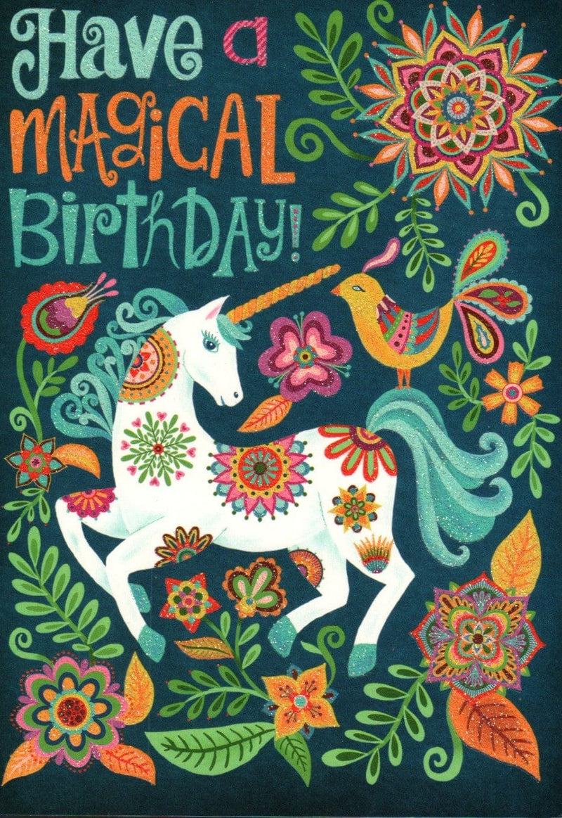 Unicorn Birthday Card - Shelburne Country Store