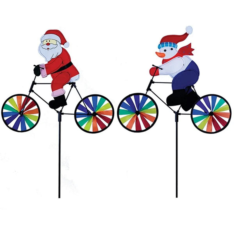 Christmas Yard Bike Spinner - - Shelburne Country Store