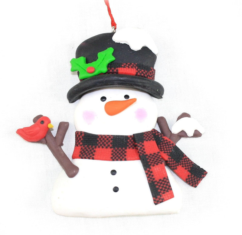Colorful Christmas Claydough Ornament -  Penguin - Shelburne Country Store
