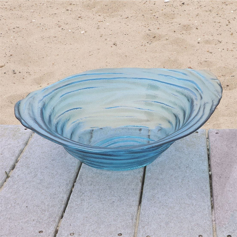 Rippled Waves Glass Bowl - Shelburne Country Store