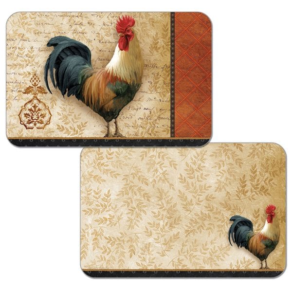 Signature Rooster – Easy Care Reversible Placemat - Shelburne Country Store