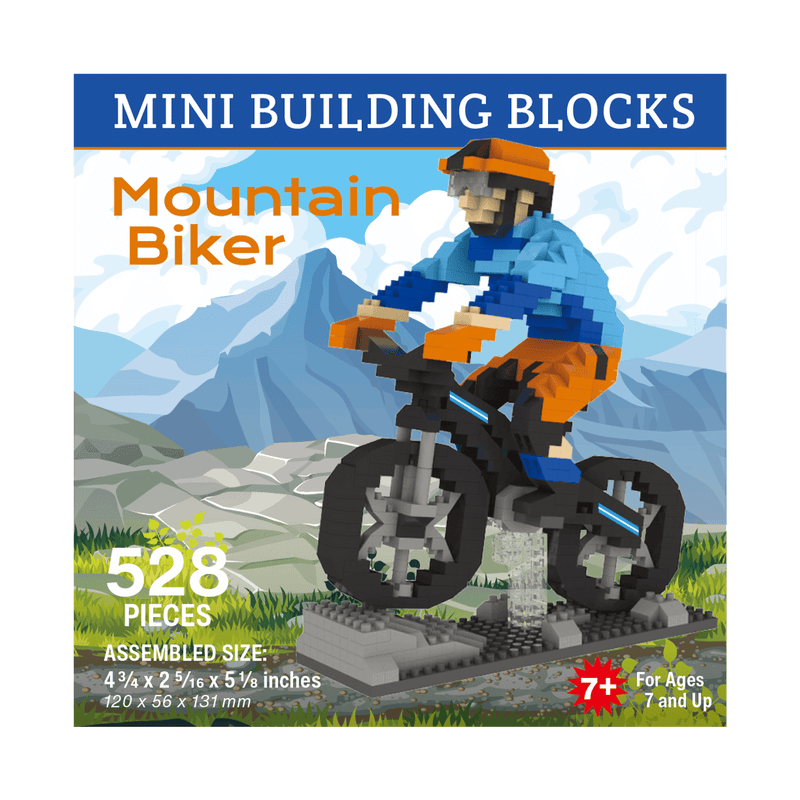 Mini Building Blocks - Mountain Biker - Shelburne Country Store