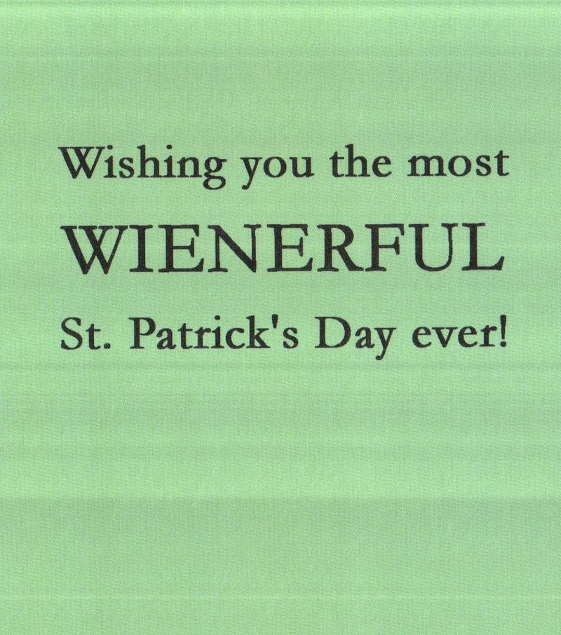 Wienerful St.Patrick's Day Greeting Card - Shelburne Country Store