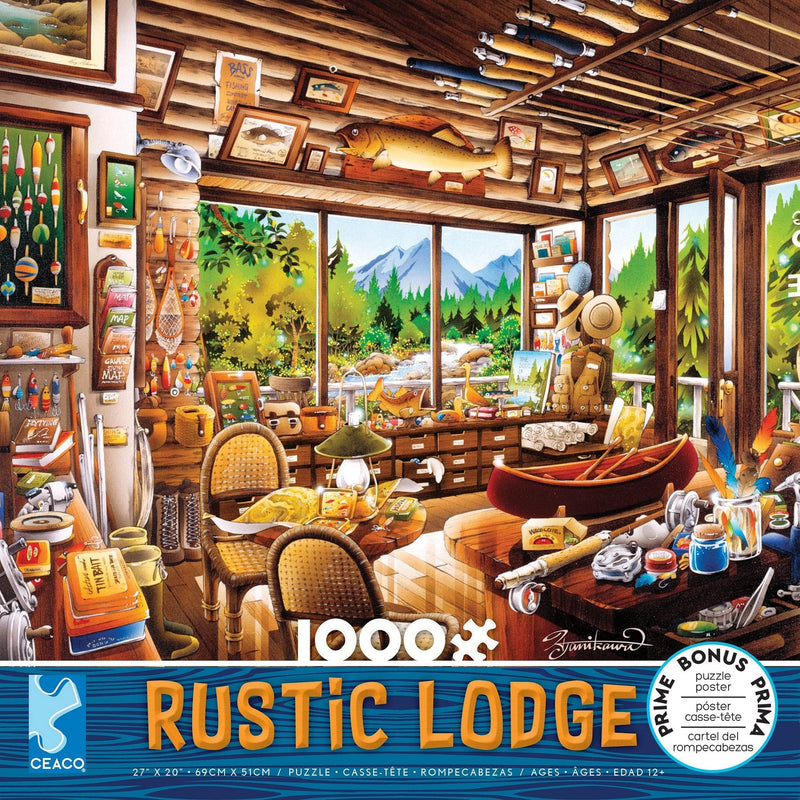 Rustic Lodge 1000 Piece Puzzle - - Shelburne Country Store