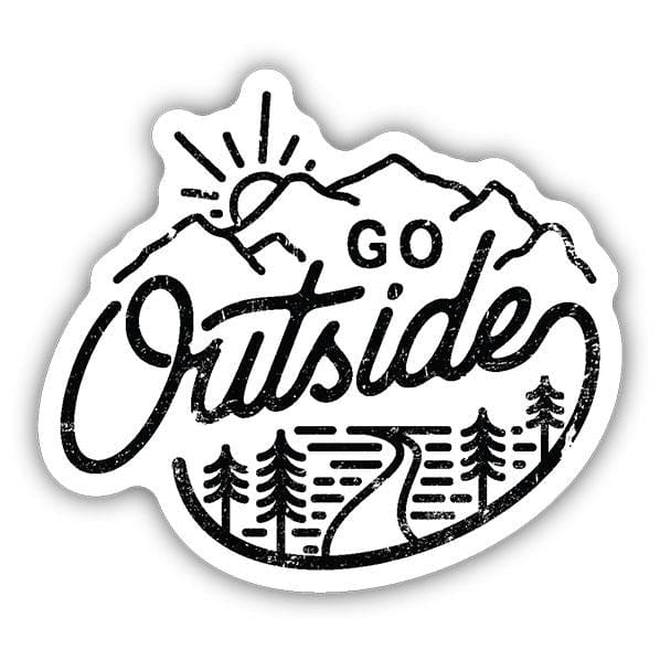 Go Outside - Large Printed Sticker - Shelburne Country Store