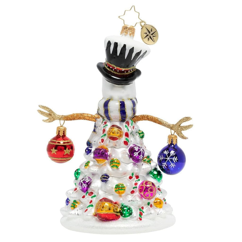 Quite A Lively Tree - Snowman Ornament - Shelburne Country Store