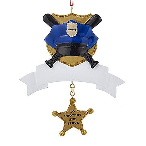 Resin Police Personalization Ornament - Shelburne Country Store