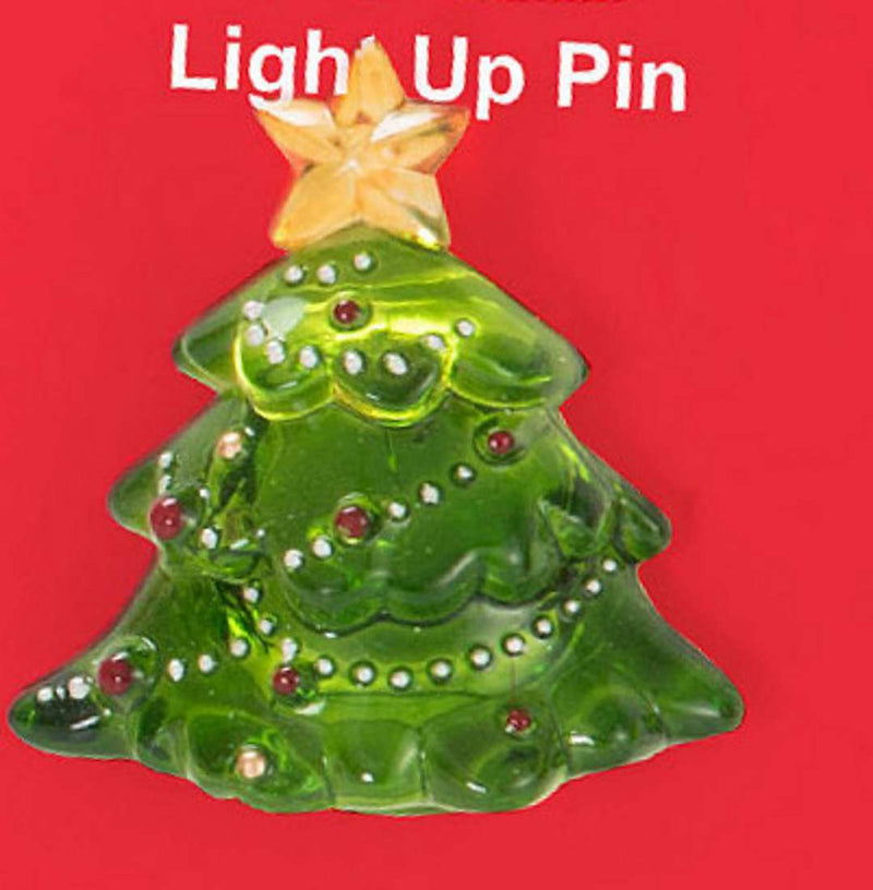 Acylic Light Up Christmas Pin - - Shelburne Country Store