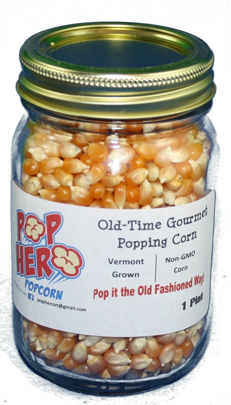 Gourmet Popcorn Mason Jar - Pint - Shelburne Country Store