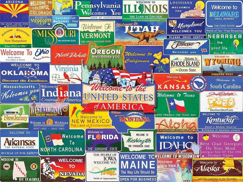Welcome to America - 1000 Piece Puzzle - Shelburne Country Store
