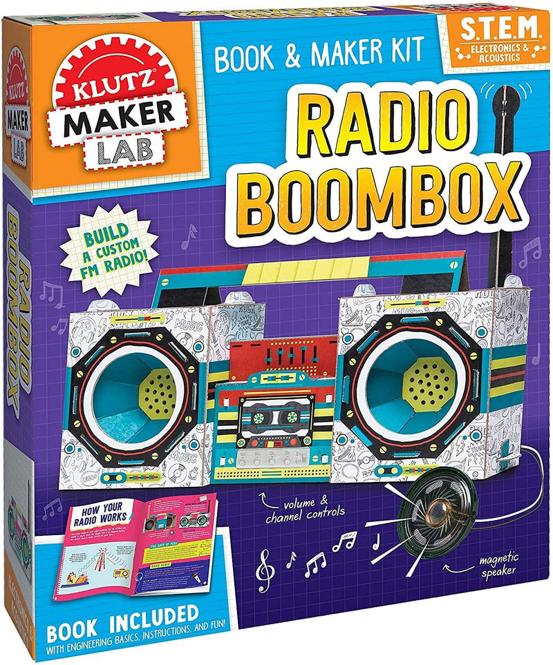 Klutz Radio Boombox: Maker Lab - Shelburne Country Store