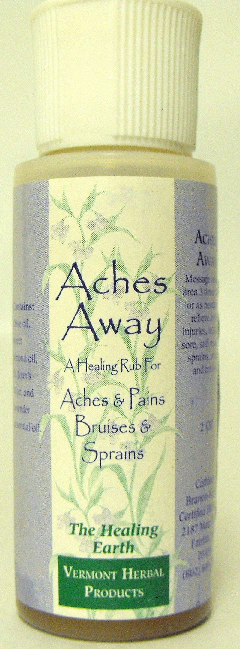 Aches Away Massage Oil 2 ounce - Shelburne Country Store