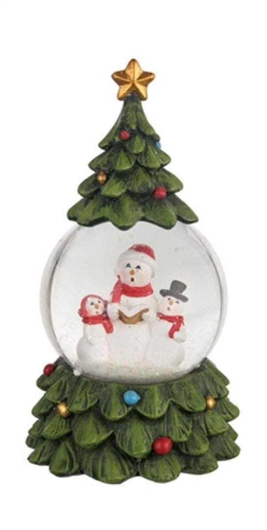 Glass Christmas Tree Snow Globe - - Shelburne Country Store