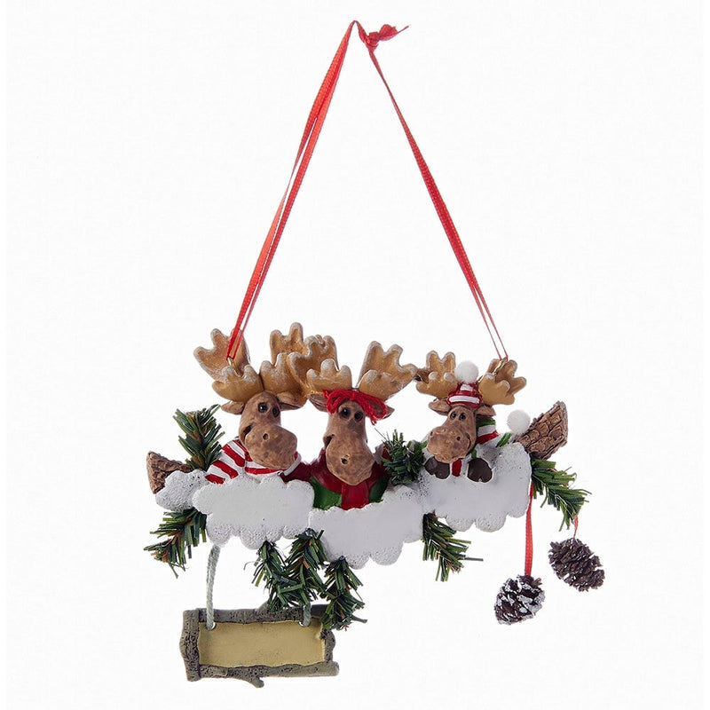 Moose Ornament For Personalization - - Shelburne Country Store