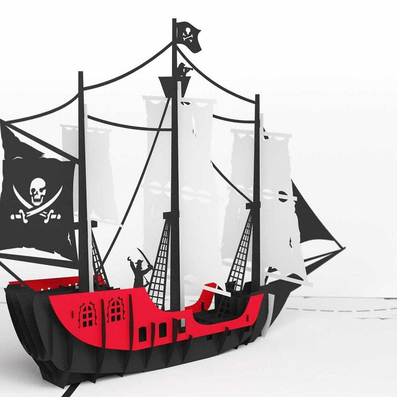 Pirate Ship Lovepop Card - Shelburne Country Store