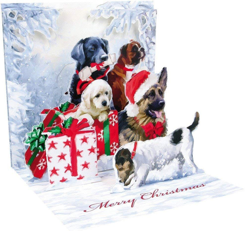 Christmas Dogs Pop Up Card - Shelburne Country Store