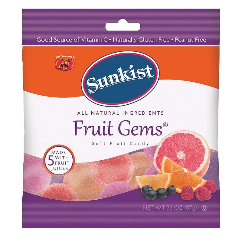 Sunkist Fruit Gems - 3.1 oz Grab & Go Bag - Shelburne Country Store
