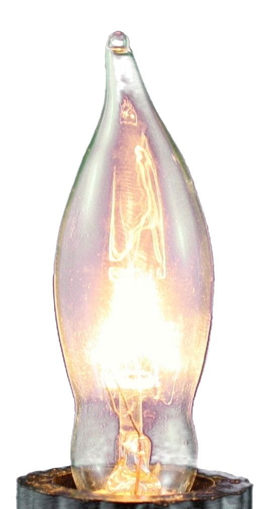 Clear C7 Flame Shape Bulbs- 3pk - Shelburne Country Store