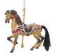 Resin Carousel Horse Ornament - Beige - Shelburne Country Store