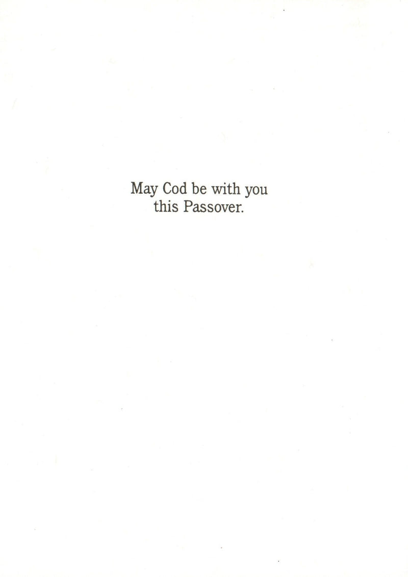 Passover Card - Cod Be With You - Shelburne Country Store