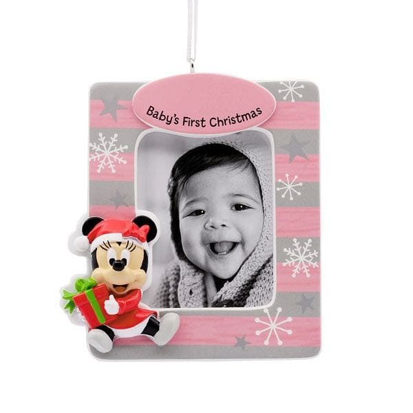 Resin Photo Holder Minnie Baby's First Christmas - Shelburne Country Store