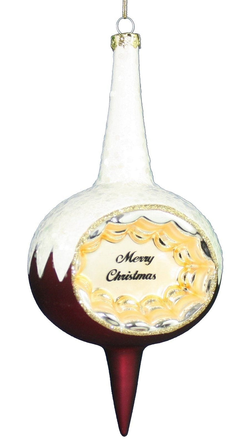 Finials W/ Sayings - Merry Christmas - Shelburne Country Store