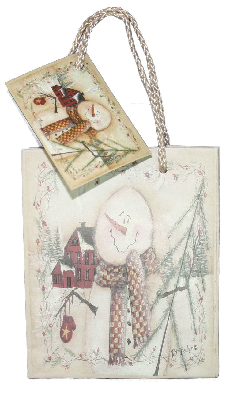Woodland Snowman Gift Bag - - Shelburne Country Store