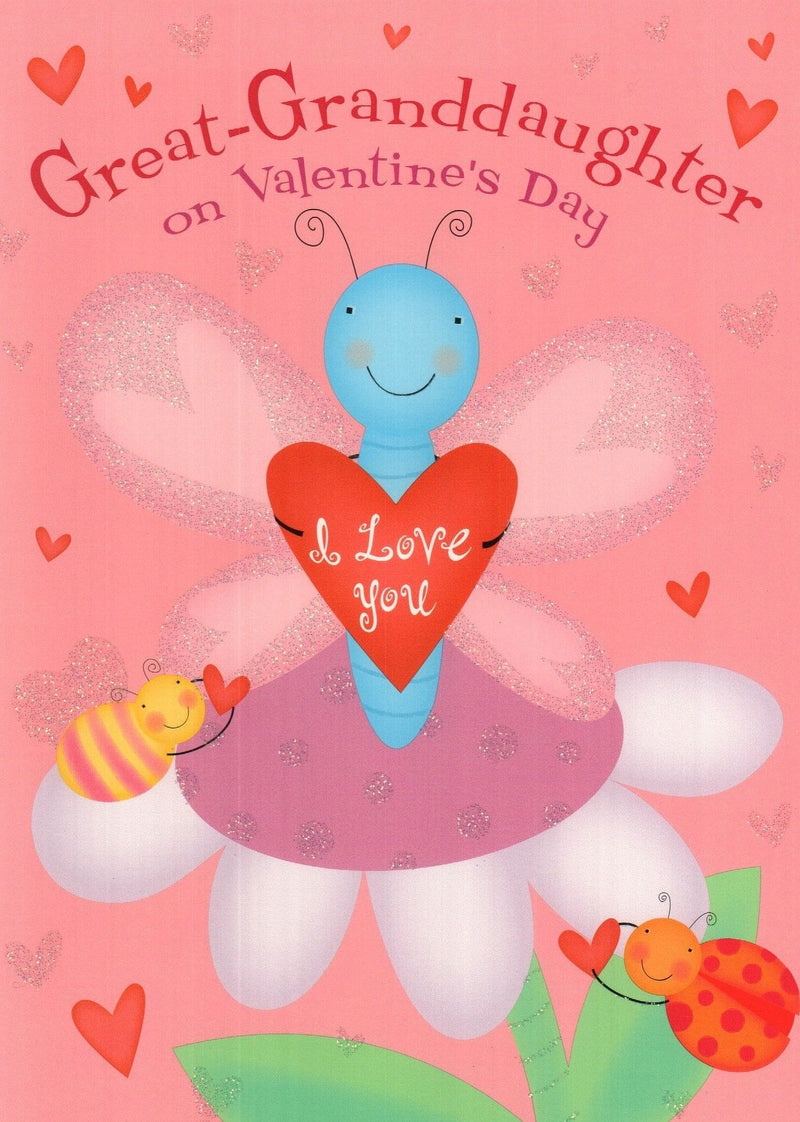 Great-Granddaughter On Valentines Day Card - Shelburne Country Store