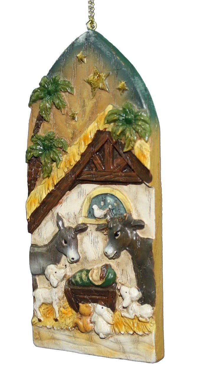 Flatback Handpainted Nativity Ornament - Shelburne Country Store