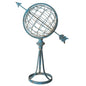 Midwest Cbk - Distressed Blue Iron Sphere - Shelburne Country Store