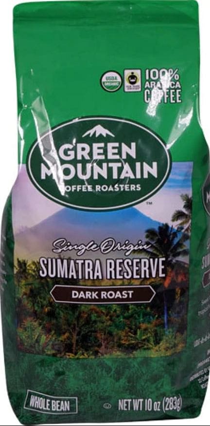 Single Origin Sumatra Reserve Dark Roast - Whole Bean - 10oz. - Shelburne Country Store