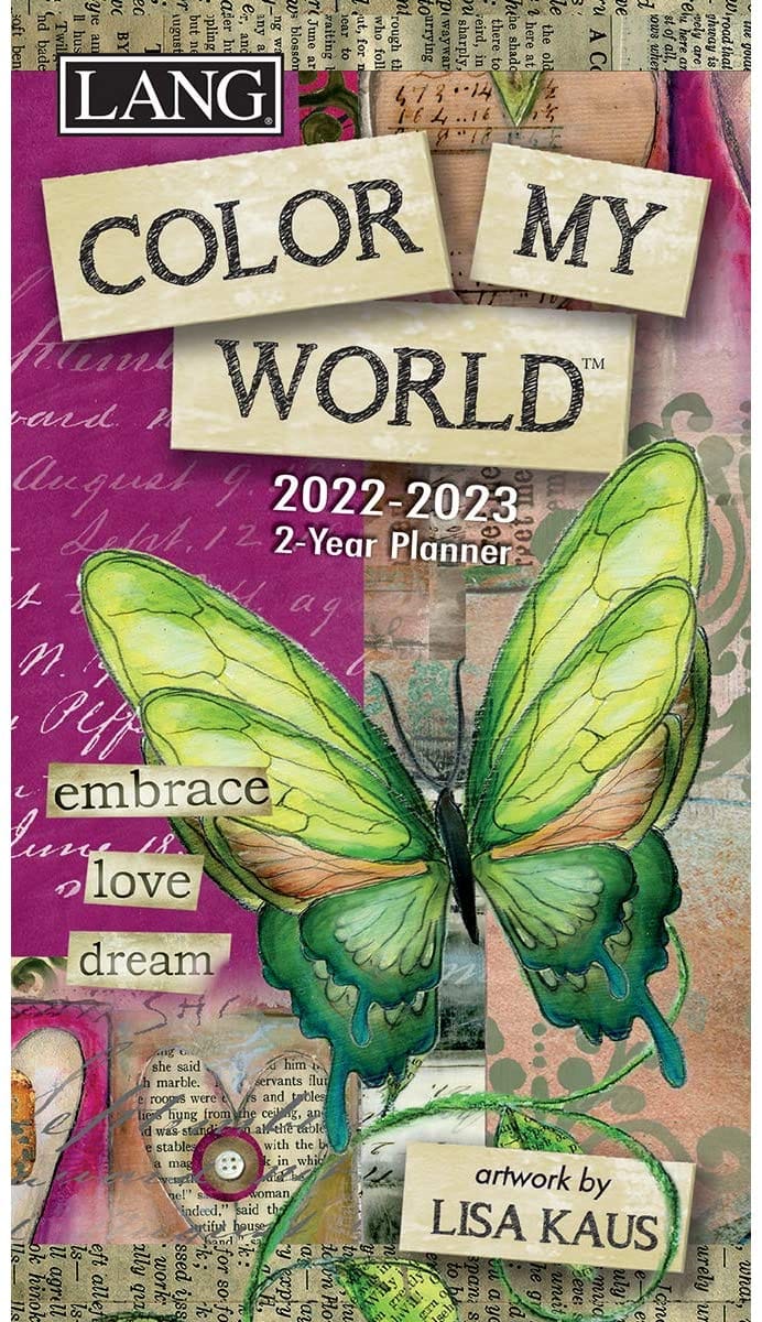2022  Color My World  2 Year Planner - Shelburne Country Store
