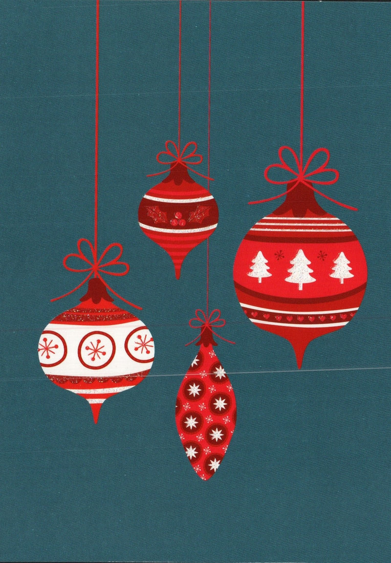 Four Ornaments Christmas Card - Shelburne Country Store
