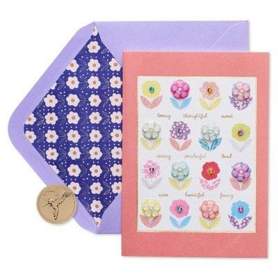 Rows of Flowers  Mothers Day Card - Shelburne Country Store