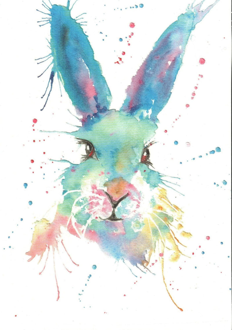 Water Color Rabbit Easter Card - Shelburne Country Store