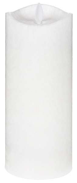 Wax LED Pillar Candle - White - 3x9 - Shelburne Country Store